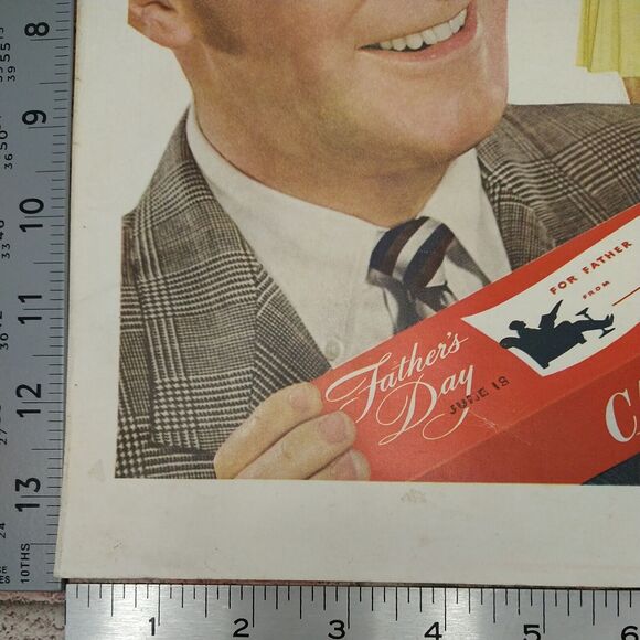 1950 Camel Cigarettes Vtg Magazine Print Ad Dad Holding Gift Carton Tobacco - Picture 10 of 12